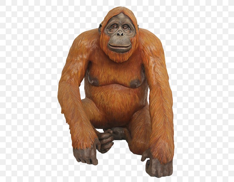 Gorilla Orangutan Primate, PNG, 640x640px, Gorilla, Animal, Ape, Figurine, Great Ape Download Free
