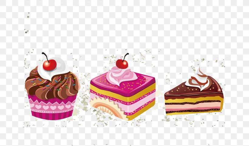 Ice Cream Cupcake Petit Four Bakery, PNG, 2006x1180px, Ice Cream, Bakery, Baking, Cake, Chocolate Download Free