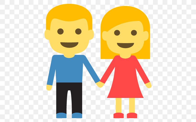 Emoji Woman Text Messaging Holding Hands, PNG, 512x512px, Emoji, Area, Boy, Cartoon, Child Download Free