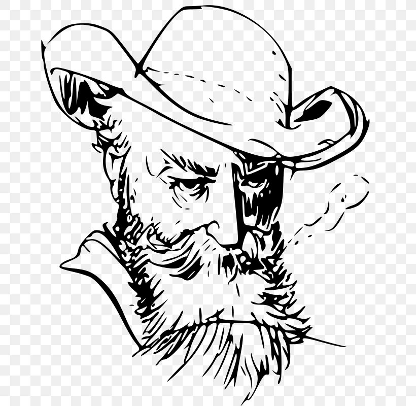 Cowboy Hat, PNG, 658x800px, Drawing, Beard, Blackandwhite, Coloring Book, Costume Hat Download Free