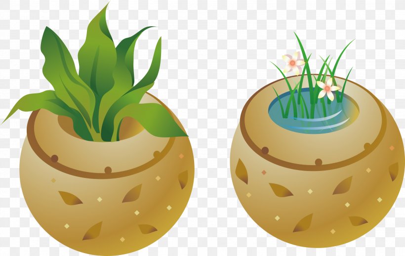 Flowerpot Symbol Icon, PNG, 2598x1642px, Flowerpot, Ananas, Bromeliaceae, Drawing, Food Download Free
