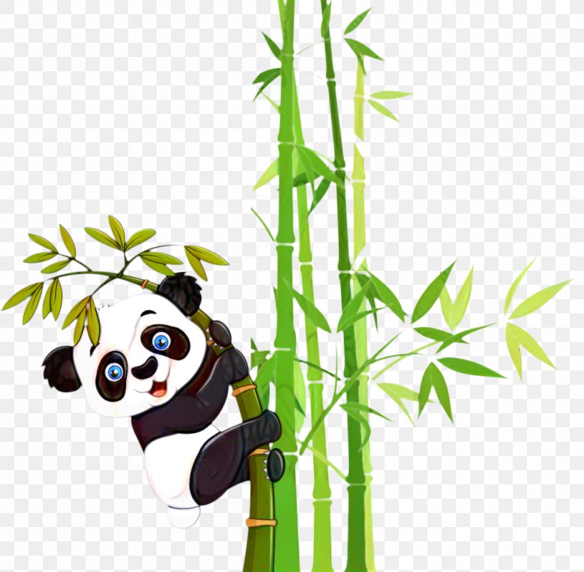 Giant Panda Bamboo Clip Art Bear, PNG, 1051x1030px, Giant Panda, Bamboo, Bear, Cartoon, Cuteness Download Free