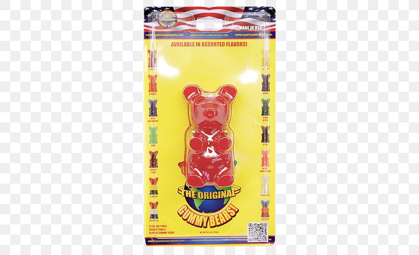 Gummy Bear Gummi Candy Chewing Gum Giant-Landover Bubble Gum, PNG, 500x500px, Gummy Bear, Bubble Gum, Candy, Chewing Gum, Confectionery Download Free