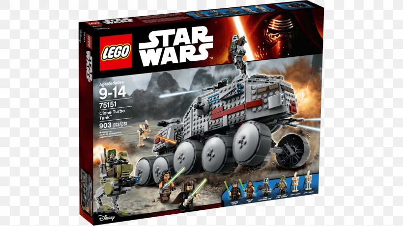 Lego Star Wars III: The Clone Wars Lego Star Wars: The Force Awakens Star Wars: The Clone Wars LEGO 75151 Star Wars Clone Turbo Tank, PNG, 1488x837px, Lego Star Wars, Clone Trooper, Jedi, Lego, Lego Minifigure Download Free