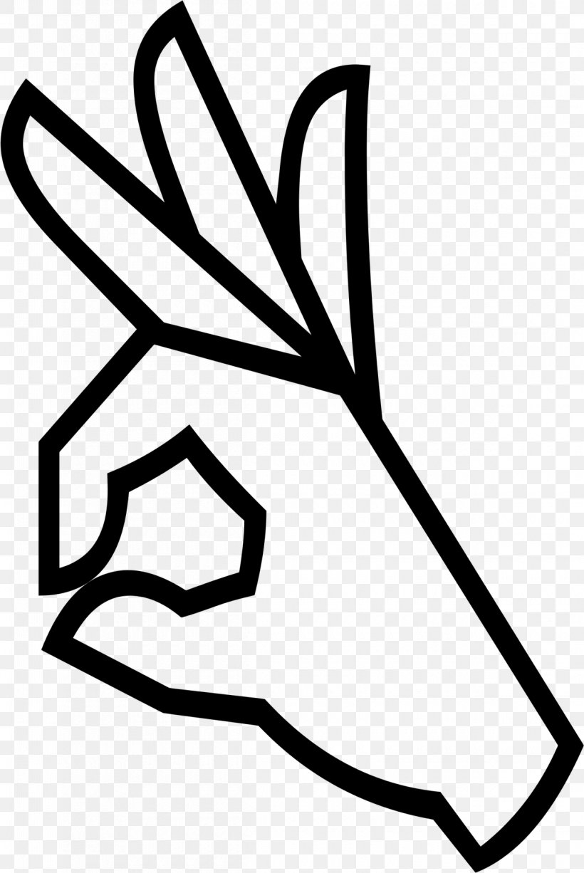 OK Thumb Signal Gesture Clip Art, PNG, 1200x1795px, Thumb Signal, Artwork, Black, Black And White, Finger Download Free
