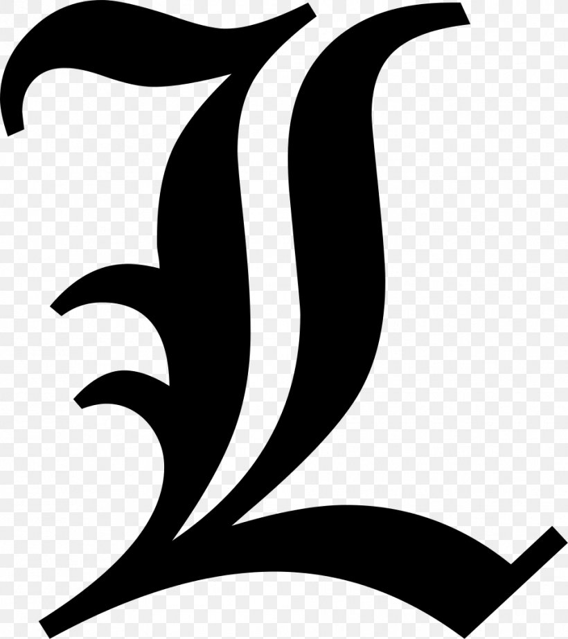 Old English Latin Alphabet Letter Initial, PNG, 955x1076px, Old English, Alphabet, Artwork, Beak, Black And White Download Free
