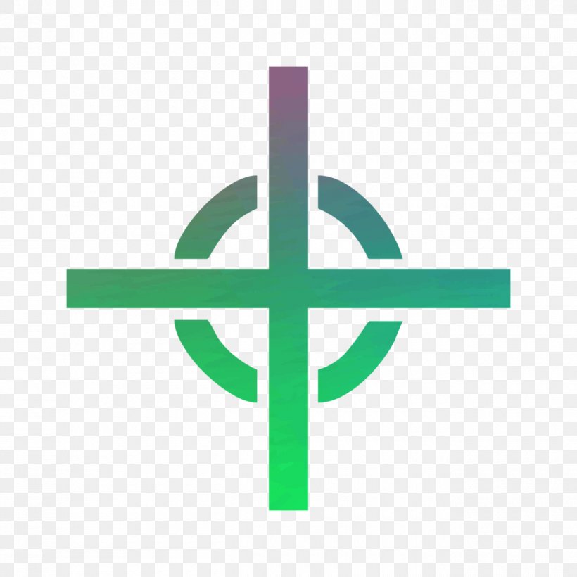 Telescopic Sight Reticle Illustration, PNG, 1300x1300px, Telescopic Sight, Cross, Green, Logo, Reticle Download Free