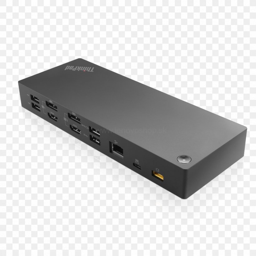 Battery Charger Thunderbolt Lenovo USB-C, PNG, 1000x1000px, Battery Charger, Cable, Computer Monitors, Computer Port, Docking Station Download Free
