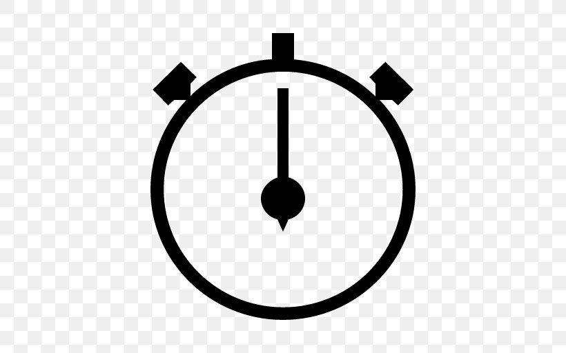 Stopwatch Chronometer Watch Clip Art, PNG, 512x512px, Stopwatch, Area, Black And White, Chronometer Watch, Clock Download Free