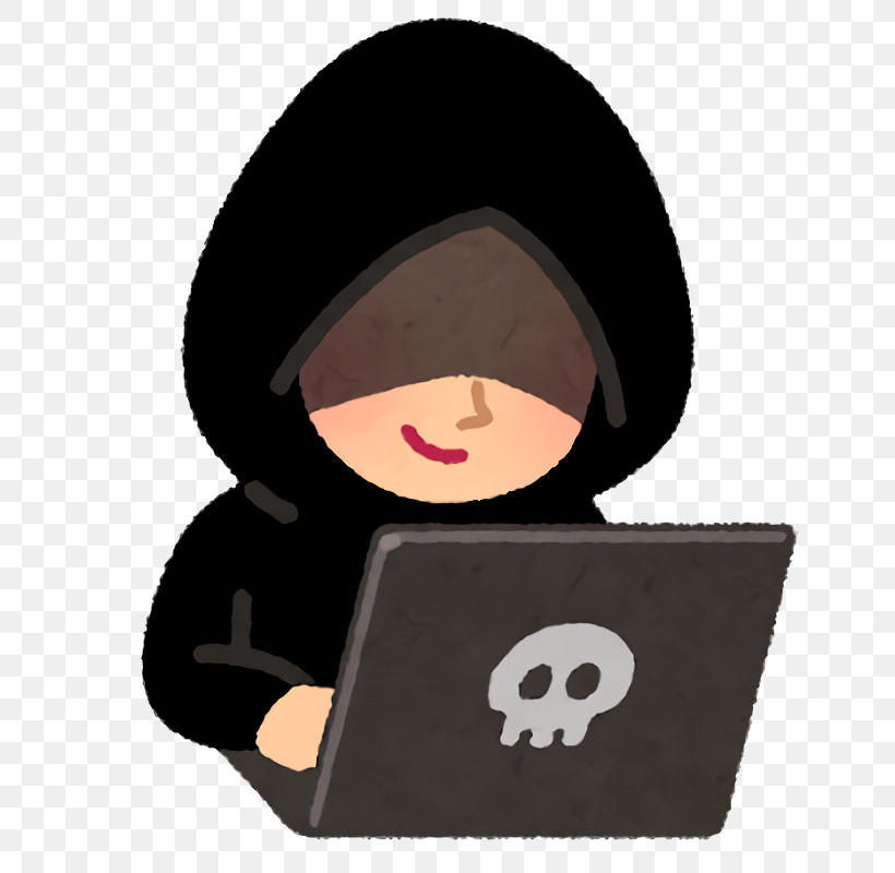 Computer Hacker, PNG, 800x800px, Computer Hacker, Black Hair, Cartoon, Technology Download Free