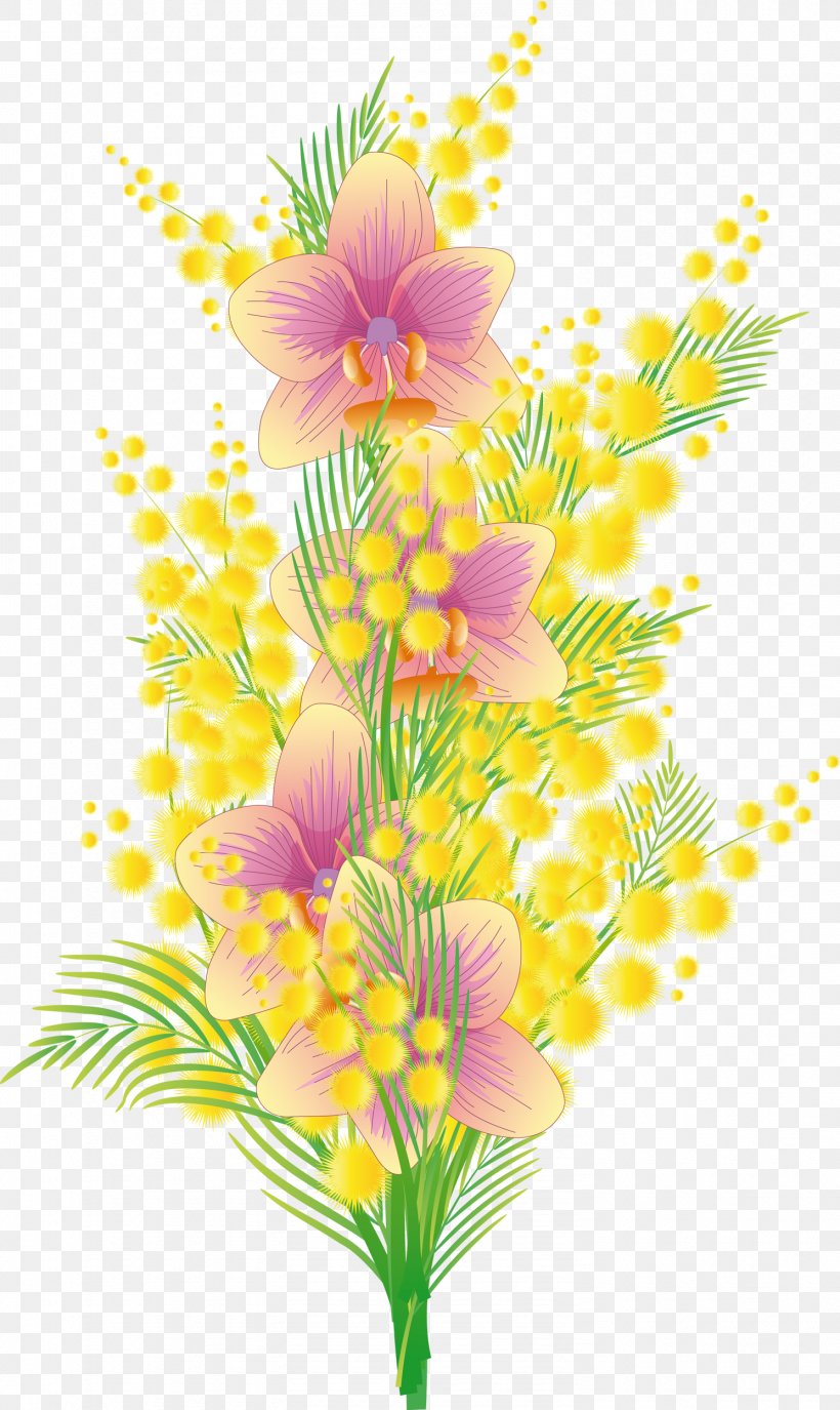 Floral Design Mimosa Salad, PNG, 1490x2500px, Floral Design, Alstroemeriaceae, Art, Cut Flowers, Daffodil Download Free