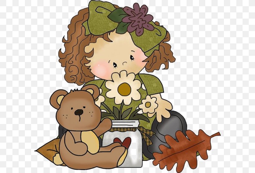 Bear Autumn Thanksgiving Clip Art, PNG, 600x558px, Watercolor, Cartoon, Flower, Frame, Heart Download Free