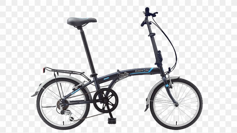 Folding Bicycle Dahon SUV D6 Dahon Vybe C7A Folding Bike, PNG, 4000x2250px, Folding Bicycle, Bicycle, Bicycle Accessory, Bicycle Drivetrain Part, Bicycle Drivetrain Systems Download Free