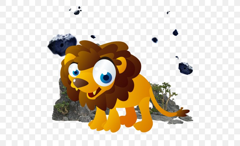 Lion Clip Art, PNG, 500x500px, Lion, Animation, Big Cats, Carnivoran, Cartoon Download Free