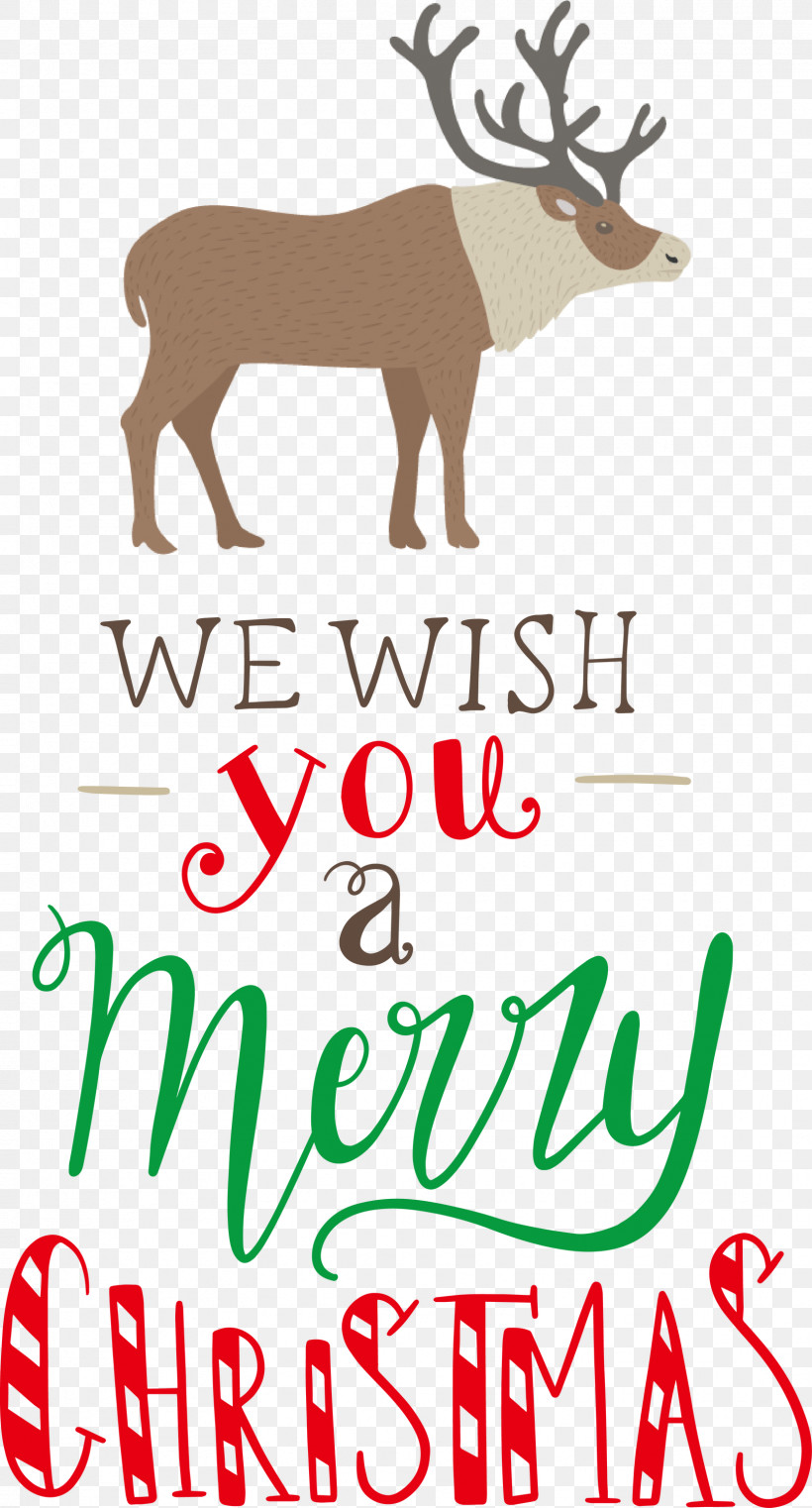 Merry Christmas We Wish You A Merry Christmas, PNG, 1616x3000px, Merry Christmas, Antler, Biology, Deer, Meter Download Free