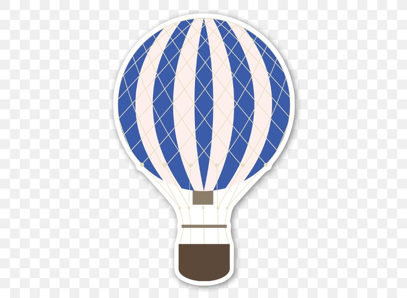 Sticker Hot Air Balloon Paper Label, PNG, 418x600px, Sticker, Balloon, Blue, Decal, Hot Air Balloon Download Free