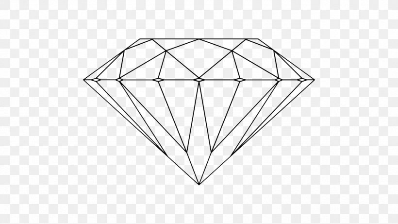 Drawing Tattoo Diamond Clip Art, PNG, 1280x720px, Drawing, Area, Art, Black And White, Diamond Download Free