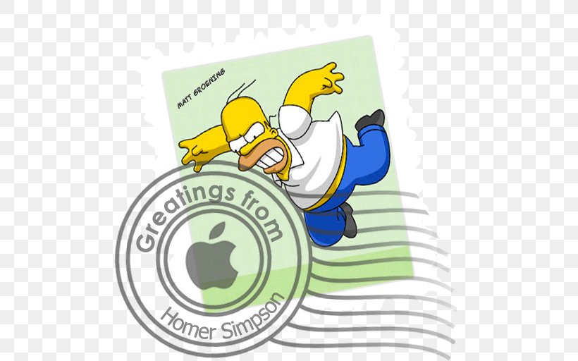 Logo Homer Simpson Brand Font, PNG, 512x512px, Logo, Animal, Brand, Homer Simpson, Label Download Free