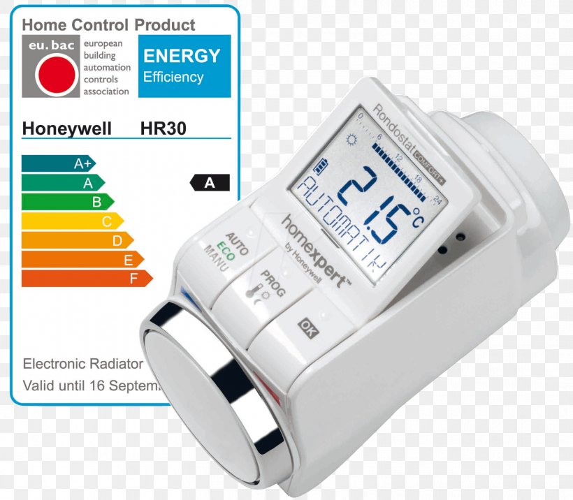 Thermostitc Radiator Valve Electronical 5 Up To 30 °C Homexpert Thermostatic Radiator Valve Thermostat Head Electronical 8 Up To 28 °C Homexpert By Honeywe Heating Radiators, PNG, 1560x1364px, Thermostatic Radiator Valve, Berogailu, Central Heating, Electronics, Hardware Download Free