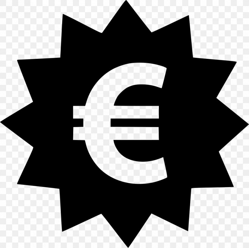 Vector Graphics Euro Sign Royalty-free, PNG, 980x978px, Euro, Black And White, Brand, Currency, Currency Symbol Download Free