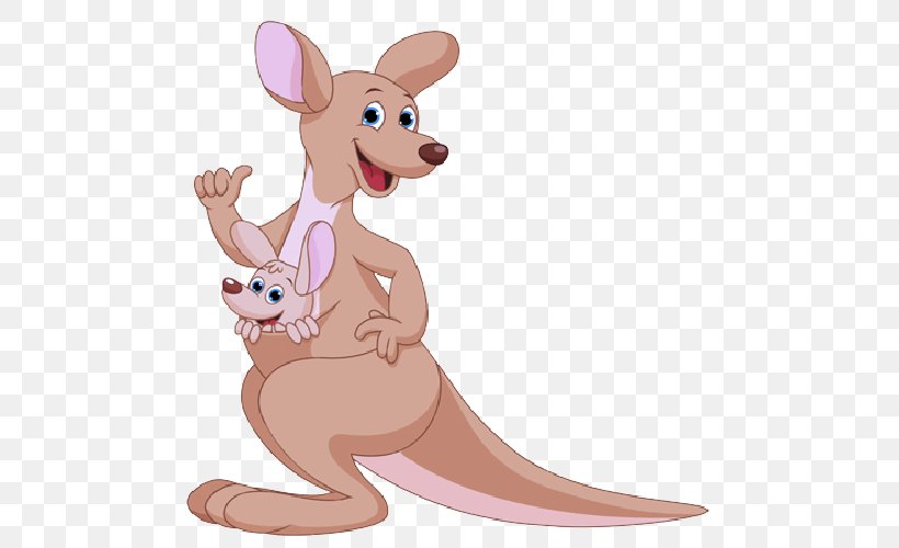 Kangaroo Macropodidae Kangaroo Cartoon Animal Figure, PNG, 500x500px, Kangaroo, Animal Figure, Animation, Cartoon, Macropodidae Download Free