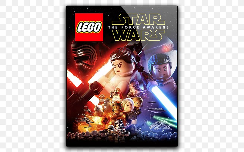 Lego Star Wars: The Force Awakens The Lego Movie Videogame Lego Star Wars III: The Clone Wars Star Wars Battlefront, PNG, 512x512px, Lego Star Wars The Force Awakens, Album Cover, Film, Lego, Lego Movie Videogame Download Free