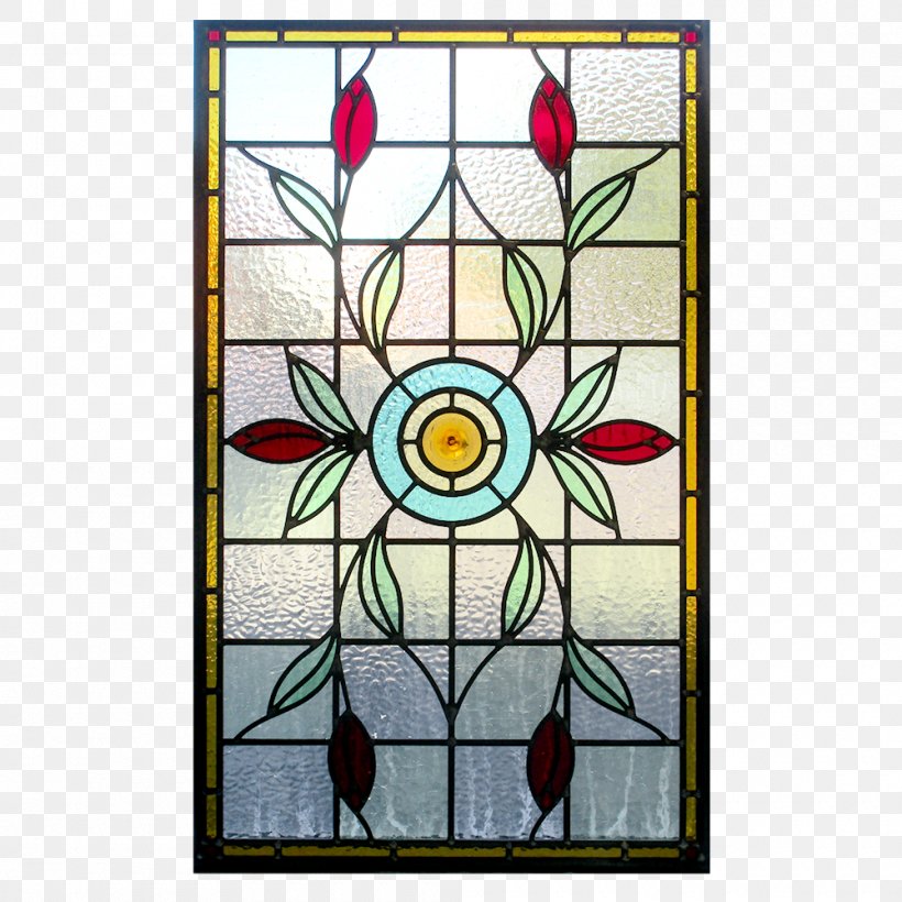 Stained Glass Art Symmetry Pattern, PNG, 1000x1000px, Stained Glass, Art, Flower, Glass, Material Download Free