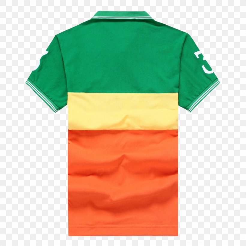T-shirt Polo Shirt Collar Sleeve, PNG, 1600x1600px, Tshirt, Active Shirt, Collar, Green, Orange Download Free