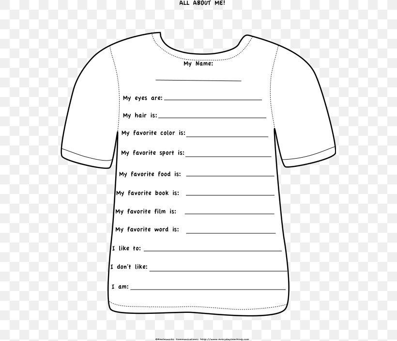 T-shirt Shoulder Sleeve Paper White, PNG, 569x703px, Tshirt, Area, Black, Black And White, Brand Download Free