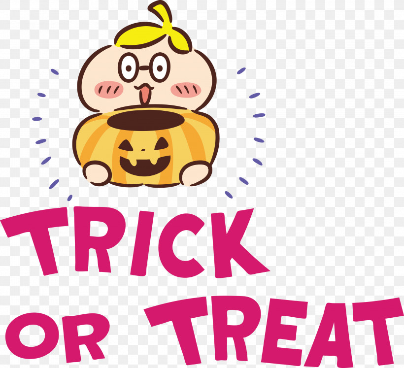 TRICK OR TREAT Halloween, PNG, 3000x2733px, Trick Or Treat, Behavior, Cartoon, Geometry, Halloween Download Free