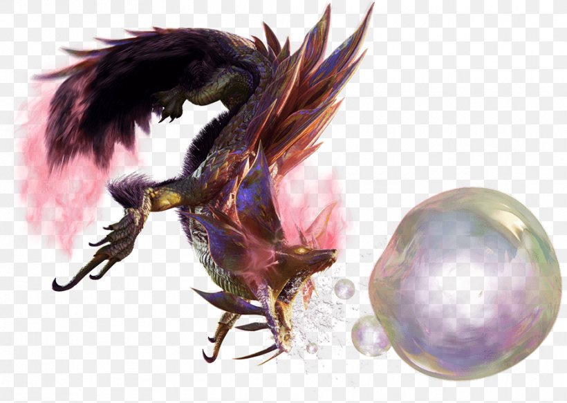 Monster Hunter: World Monster Hunter XX Dragon, PNG, 931x662px, Monster Hunter World, Behemoth, Dragon, Feather, Fox Download Free