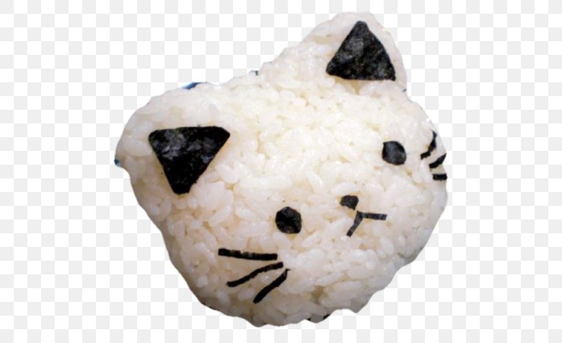 Onigiri Japanese Cuisine Bento Japanese Curry Sushi, PNG, 500x500px, Onigiri, Appetizer, Bento, Bolinho, Cat Download Free