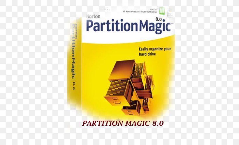 PartitionMagic Disk Partitioning Windows 7 PowerQuest Computer Software, PNG, 500x500px, Partitionmagic, Brand, Computer Software, Disk Partitioning, Hard Drives Download Free