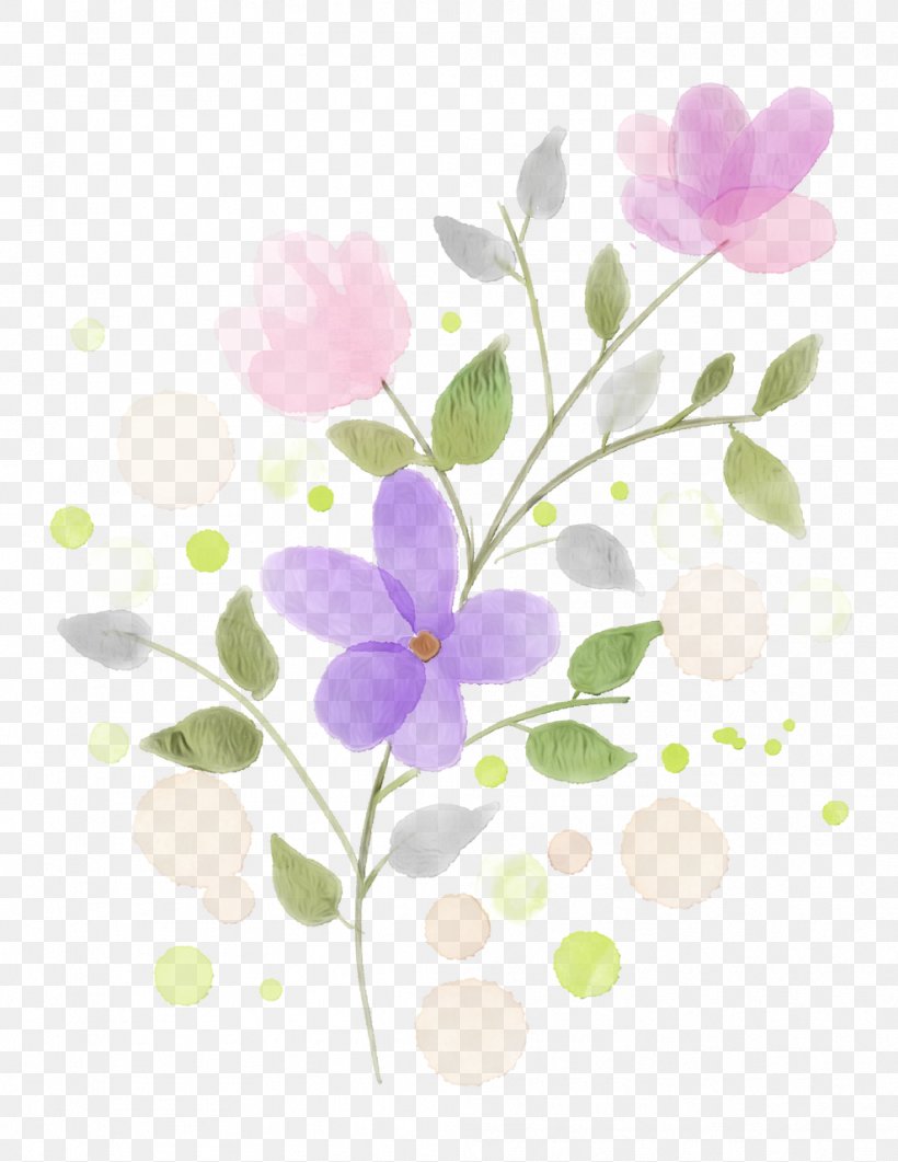 Purple Watercolor Flower, PNG, 989x1280px, Watercolor, Acrylic Paint, Branch, Canvas, Coffee Download Free