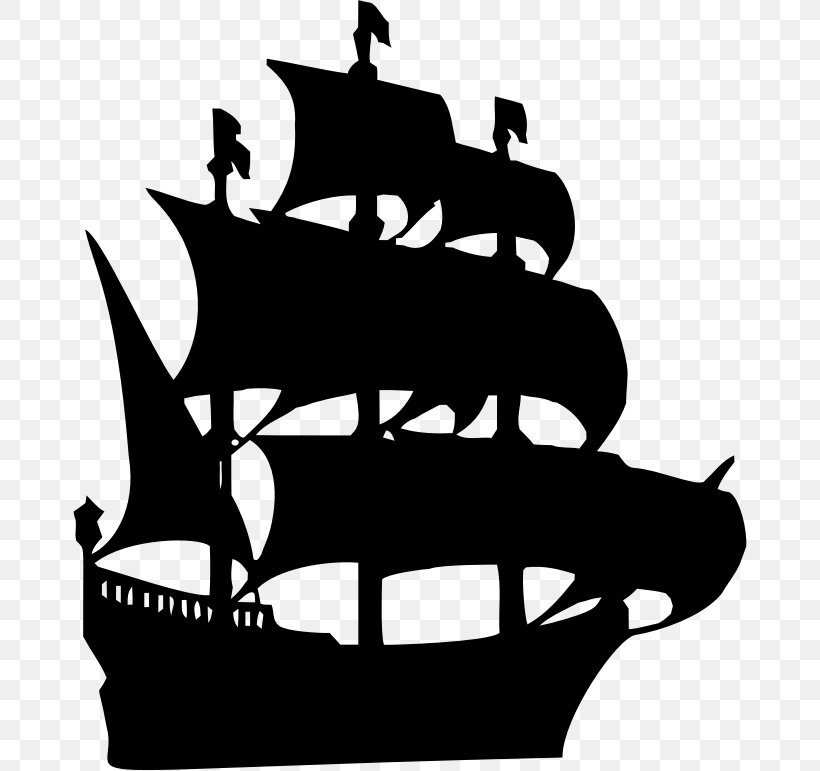 Ship Galleon Boat Piracy Clip Art, PNG, 674x771px, Ship, Artwork, Black And White, Black Pearl, Boat Download Free