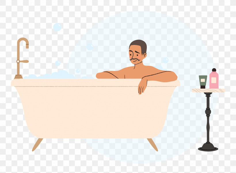 Bath Time, PNG, 2500x1843px, Bath Time, Angle, Cartoon, Chair, Geometry Download Free