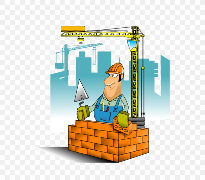Cartoon Laborer Construction Worker Illustration, PNG, 958x842px, Cartoon, Architectural Engineering, Architecture, Area, Art Download Free