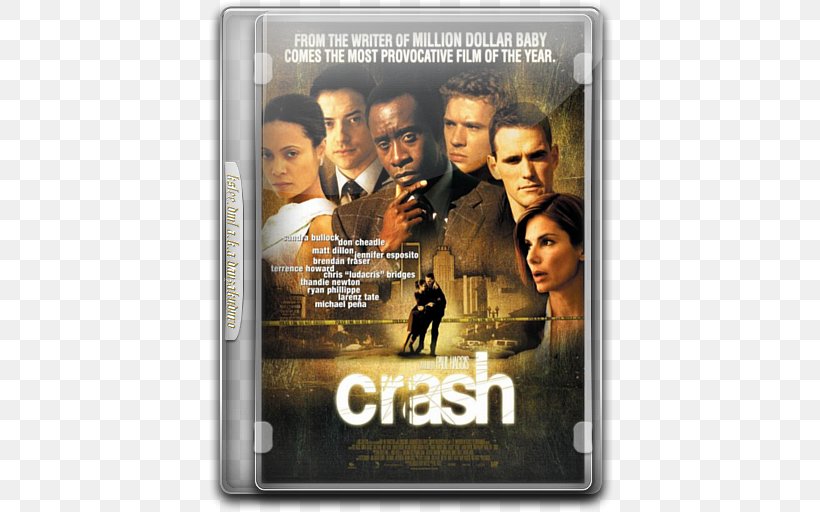 Crash Sandra Bullock Jean Cabot Film Poster, PNG, 512x512px, Crash, Action Film, Cinema, Don Cheadle, Dvd Download Free