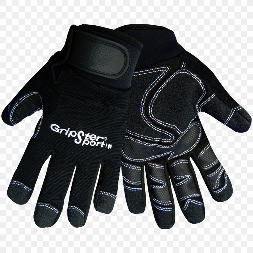 Cycling Glove Personal Protective Equipment High-visibility Clothing Leather, PNG, 1000x1000px, Glove, Artificial Leather, Baseball Equipment, Bicycle Glove, Black Download Free