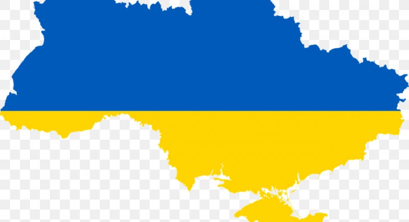 Flag Of Ukraine Map, PNG, 920x500px, Ukraine, Area, Blue, Cloud, Flag Of Bulgaria Download Free