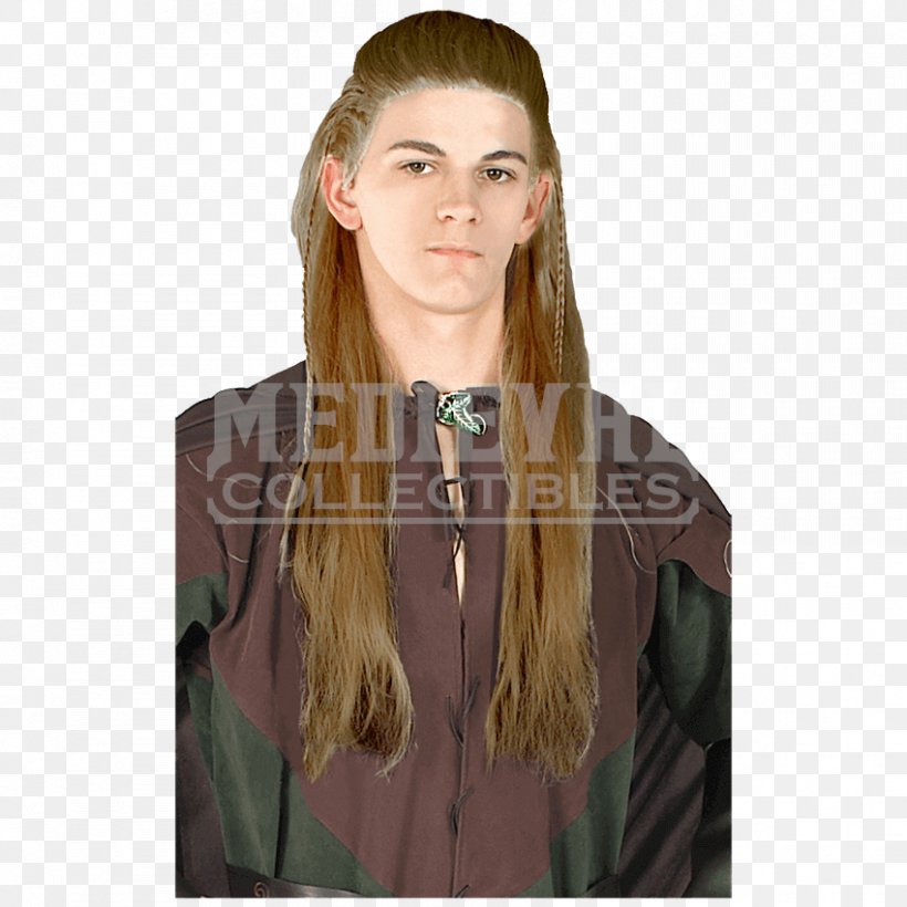 Legolas The Lord Of The Rings: The Fellowship Of The Ring Frodo Baggins Wig, PNG, 850x850px, Legolas, Bilbo Baggins, Blond, Brown Hair, Clothing Download Free