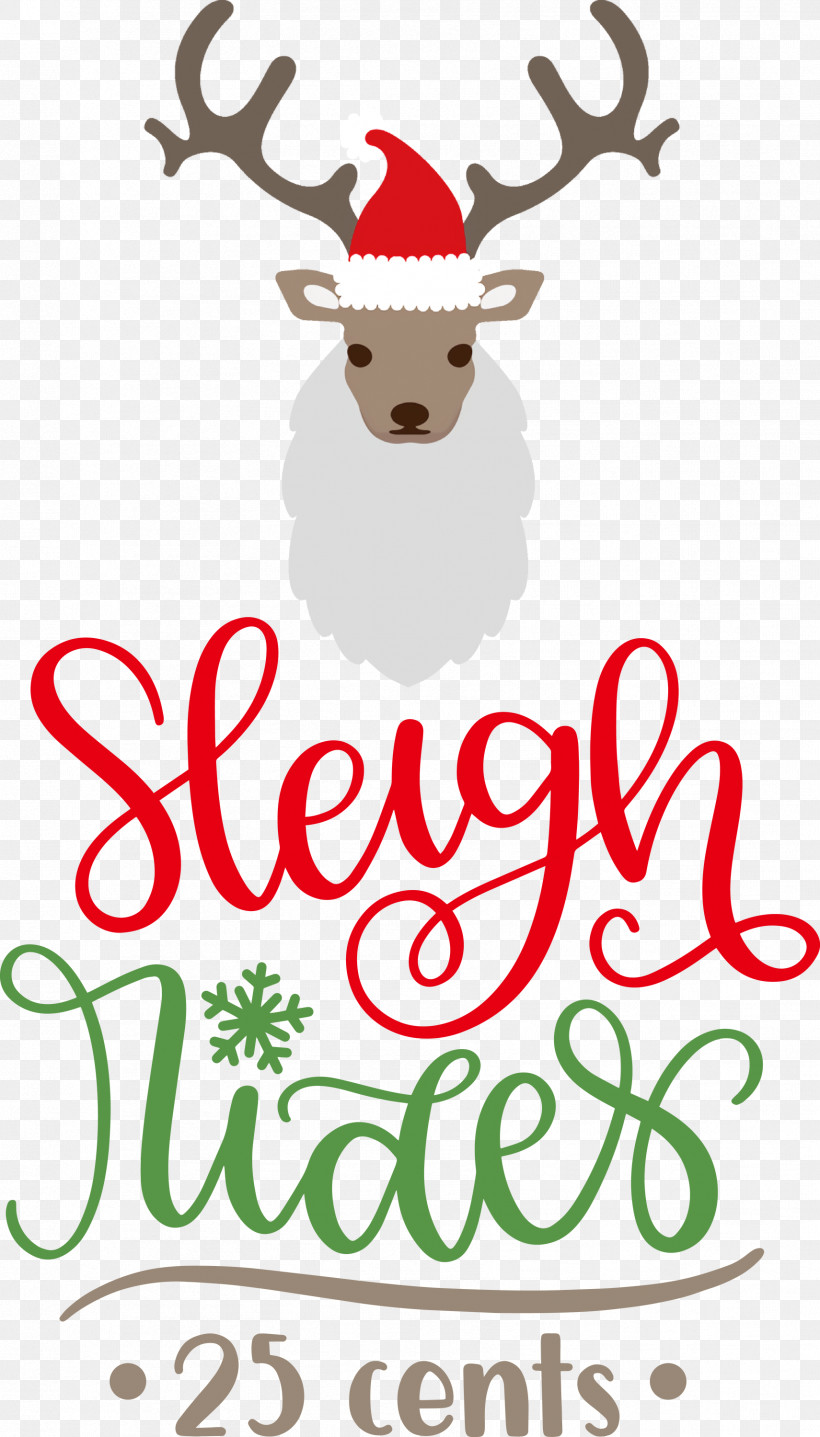 Sleigh Rides Deer Reindeer, PNG, 1711x3000px, Deer, Antler, Character, Christmas, Christmas Day Download Free