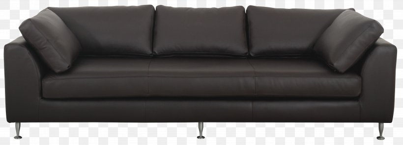 Couch Furniture Loveseat Leather Business, PNG, 3722x1347px, Couch, Armrest, Black, Business, Comfort Download Free