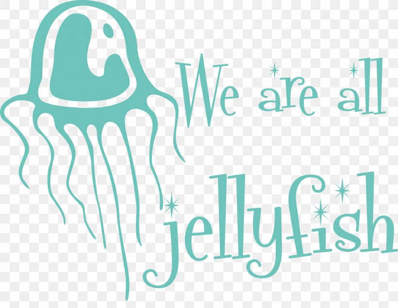 Jellyfish, PNG, 3000x2322px, Jellyfish, Behavior, Happiness, Joint, Logo Download Free