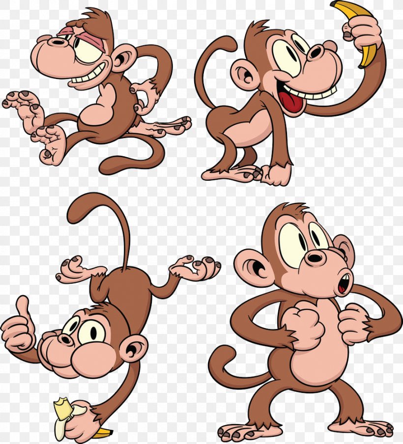 Monkey Cartoon Clip Art, PNG, 907x1000px, Cartoon, Animal Figure, Area, Artwork, Cartoon Network Download Free