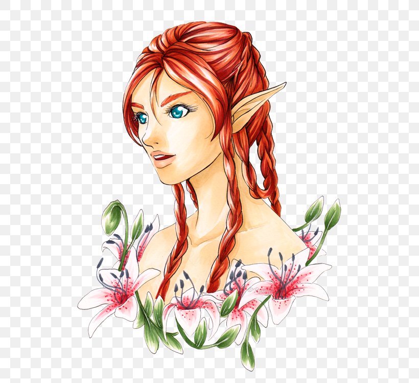 DeviantArt Red Hair Hair Coloring, PNG, 600x749px, Watercolor, Cartoon, Flower, Frame, Heart Download Free