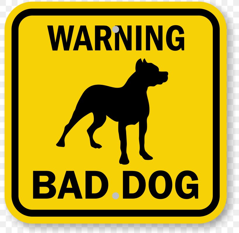 Dog Warning Sign Clip Art, PNG, 800x800px, Dog, Area, Beware Of The Dog, Carnivoran, Dog Breed Download Free