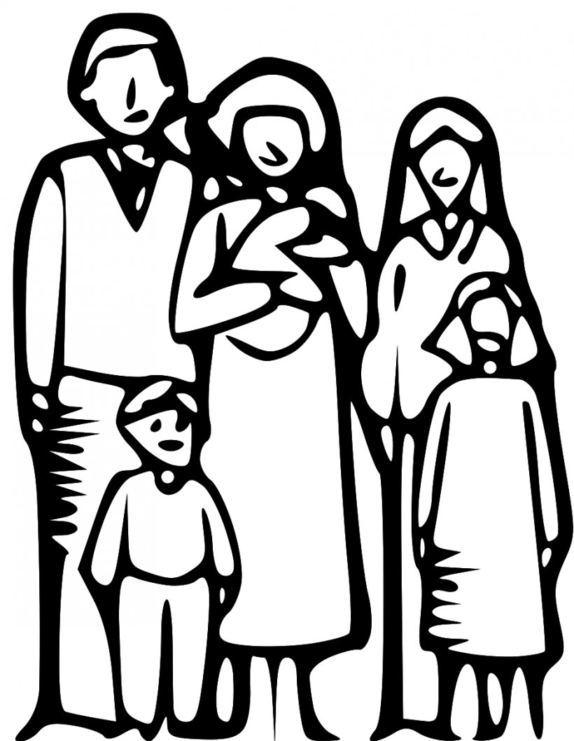 Family Black And White Clip Art, PNG, 936x1209px, Family, Art, Artwork, Black And White, Blog Download Free