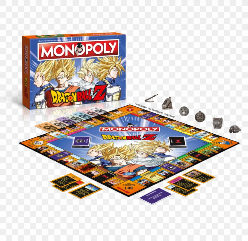 Monopoly Board Game Dragon Ball Winning Moves, PNG, 1024x999px, Monopoly, Board Game, Card Game, Dragon Ball, Dragon Ball Super Download Free
