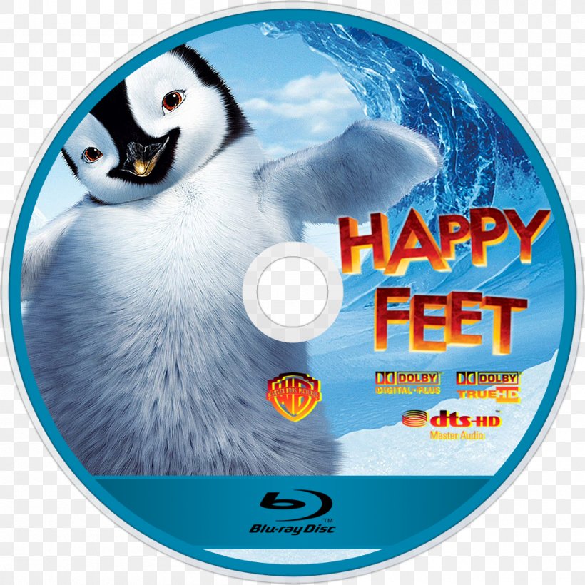 Penguin Mumble Happy Feet Desktop Wallpaper, PNG, 1000x1000px, Penguin, Animated Film, Brand, Compact Disc, Dvd Download Free